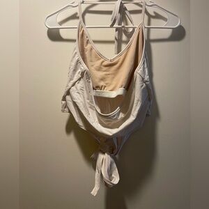 Kortni Jeane halter tie up top